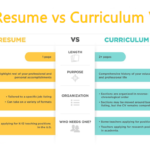 CV Vs Resume Sample, Examples, Format, Differences